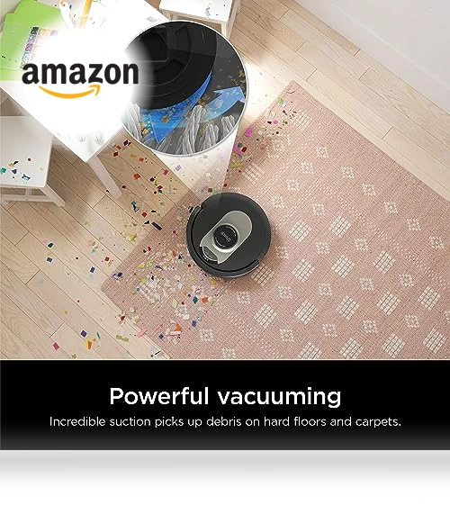 AI Robot Vacuum with XL HEPA Self-Empty Base, LIDAR Navigation, Wi-Fi Connected — Smart Cleaning Robots, Shark