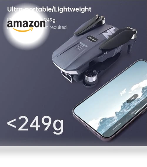GPS Drone with Camera 4K UHD, 90 Min Flight Time, Auto Return, Follow Me — Drones, NAFYRE