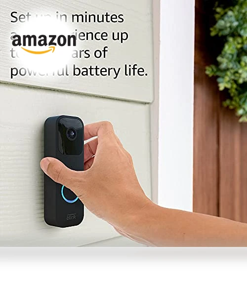 Video Doorbell with Sync Module 2, Two-year battery life, HD video — Smart Home Security, Blink