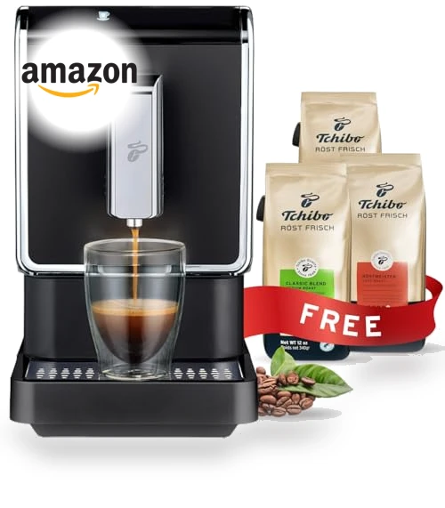 Automatic Espresso & Coffee Machine with Built-in Grinder — Electric Blade Coffee Grinders, Tchibo