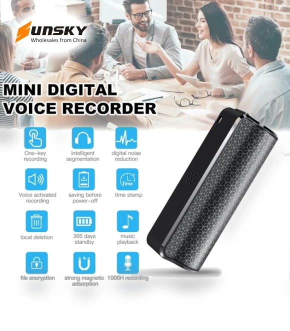 Smart HD Noise Reduction Voice Control Recording Pen — Portable Audio Recorders