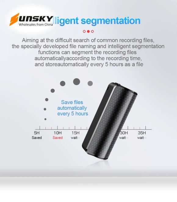 Smart HD Noise Reduction Voice Control Recording Pen — Portable Audio Recorders