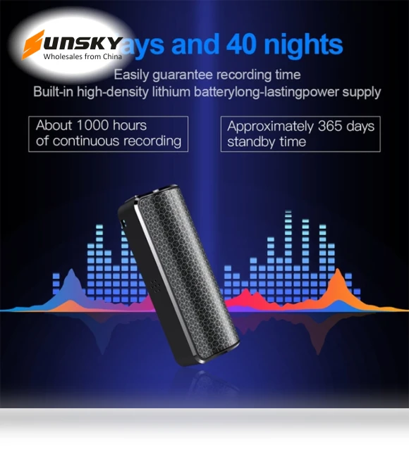 Smart HD Noise Reduction Voice Control Recording Pen — Portable Audio Recorders