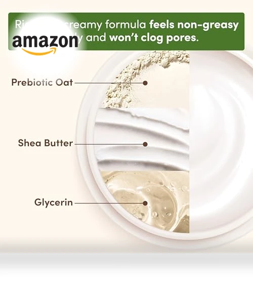 Daily Moisturizing Cream with Prebiotic Oat & Shea Butter — Creams & Moisturizers, Aveeno