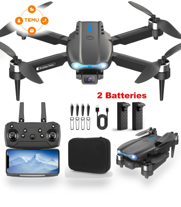 Professional RC Drone with Dual Camera and 2 Batteries — Drones