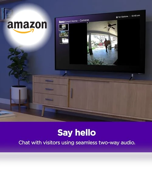 Smart Video Doorbell & Chime — Smart Home Security, Roku