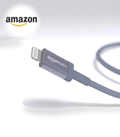 Fast Charging USB-C to Lightning iPhone Charger Cable — Lightning, Amazon Basics