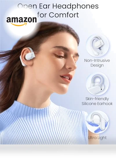 Open Ear Headphones Bluetooth Earbuds — In-Ear Headphones, TAGRY