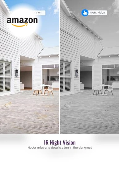 Wireless 1080p Video Doorbell Camera — Smart Home Security, SUNNYJANE