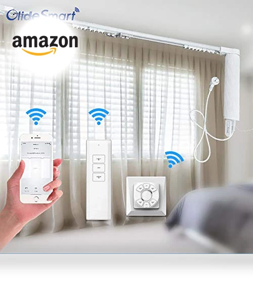 DIY WiFi Smart Automatic Curtain Motor Track System — Curtains, Olide