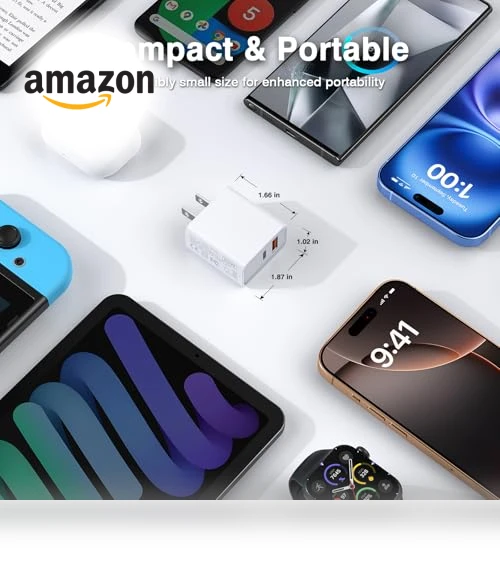Dual Port USB C Wall Charger — Chargers, CSODINCE