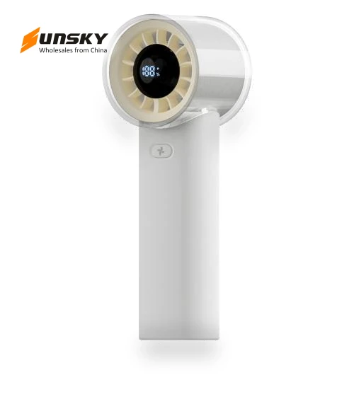 LED Digital Display High Speed Handheld Fan — Portable Cooling Solutions