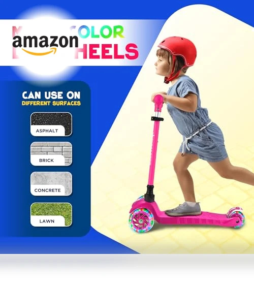 3 Wheel Kick Scooter for Children and Toddlers — Electric Vehicles, HighMaster