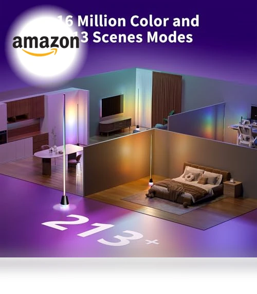 Corner Floor Lamp with App and Remote Control — Lighting Accessories, Torchlet