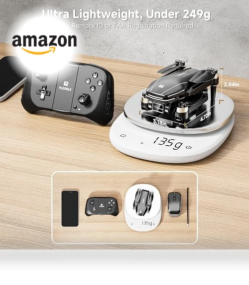 4K Camera Drone with Brushless Motor — Drones, PLEGBLE