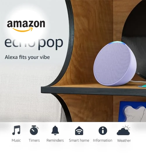Compact Smart Speaker with Alexa — Streaming Devices, Amazon