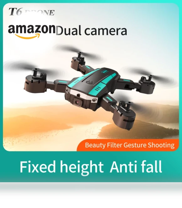 Dual Camera Drone with Intelligent Obstacle Avoidance — Drones, LinkBest