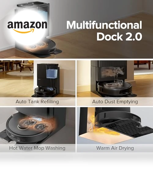 Robot Vacuum and Mop with FlexiArm Design — Smart Cleaning Robots, Roborock