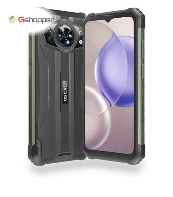 6.583-Inch 6+128GB 13000mAh Massive Battery 4G Ruggedized Smartphone — Battery Charger Cases, OSCAL