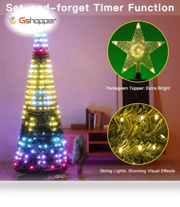 Custom APP Control Christmas Tree Lights — Trees
