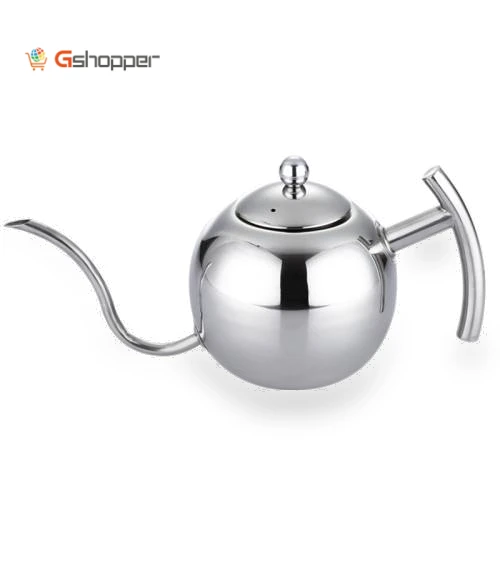 Stainless Steel Coffee Pot with Strainer — Pots