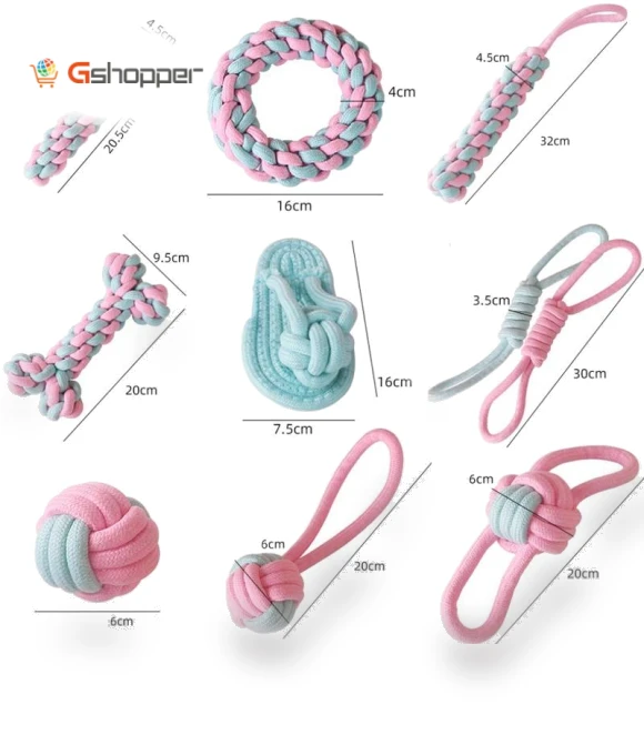 Dog Molar Teeth Cleaning Toy — Ropes