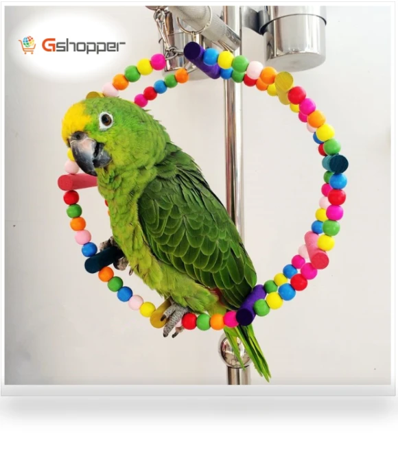 Bird Arch Climbing Swing Play Wheel Ring Toy — Toys