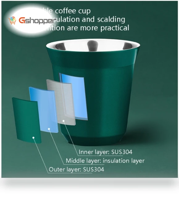 Stainless Steel Coffee Capsule Cup — Travel Mugs & Tumblers