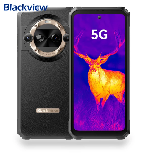 5G Rugged Smartphone with FLIR Thermal Camera — Monoculars, Blackview