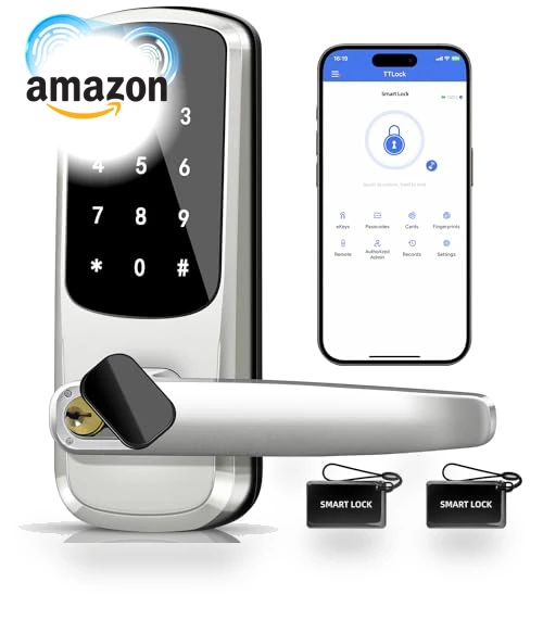 Keyless Entry Door Lock with Keypad and Fingerprint — Accessories, MSR X6