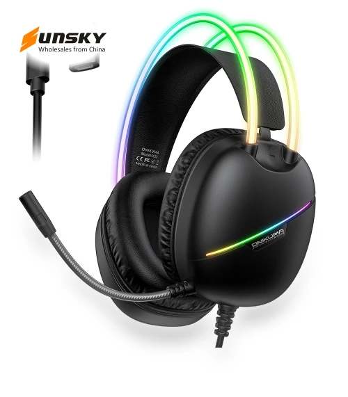 X33 Head-mounted RGB Light E-Sports Gaming Headset — Headsets, ONIKUMA