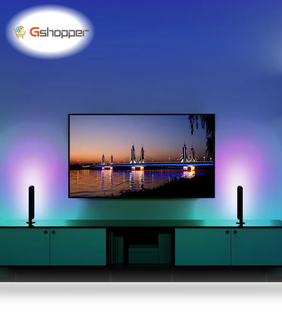 Intelligent Wifi + Bluetooth Illusion Desktop Ambient Light Set — Smart Home Modules, Tuya