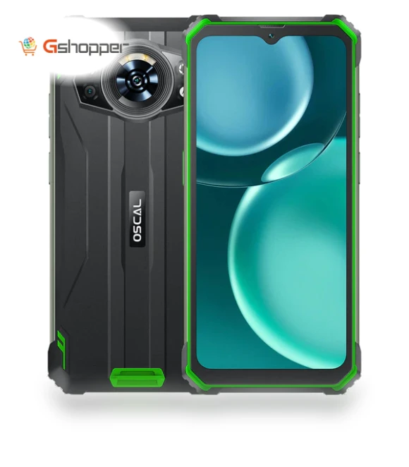 6.583-Inch 6+128GB 13000mAh Massive Battery 4G Ruggedized Smartphone — Battery Charger Cases, OSCAL