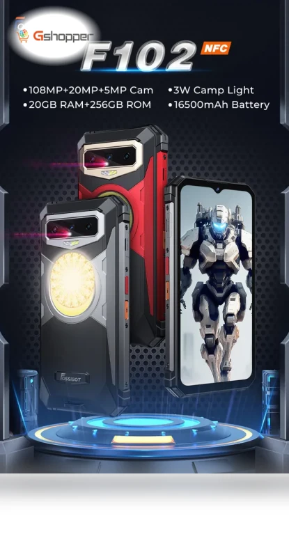 Durable 4G Smartphone for Rugged Adventures — Mobile Devices & Accessories, FOSSiBOT