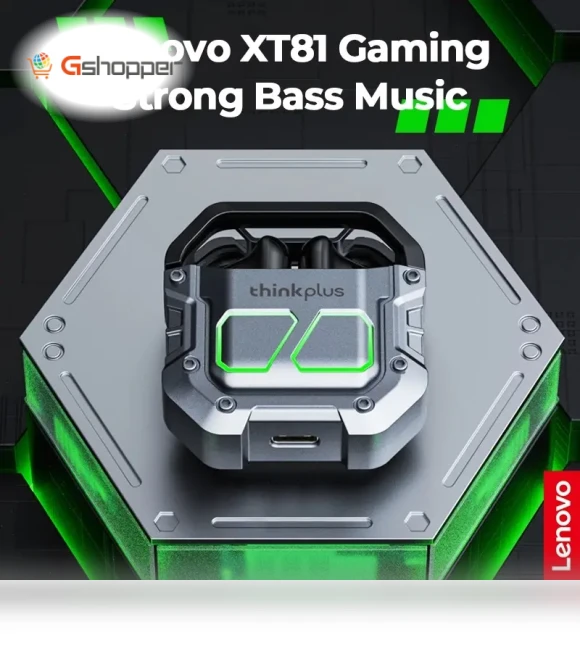 Wireless Gaming Headset with 9D Bass Surround Sound — Headsets, Lenovo