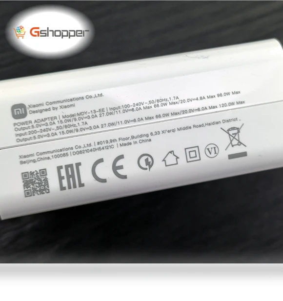 120W GAN EU Charging Charger — Chargers, Xiaomi