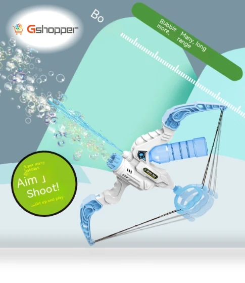 Bubble Bow and Arrow Water Gun Two-in-One Electric Light Bubble Machine — Bubble Toys, Douyin