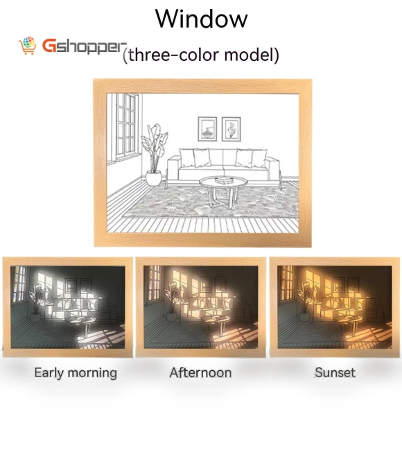 Light Painting Decorative Piece — Lighting Accessories