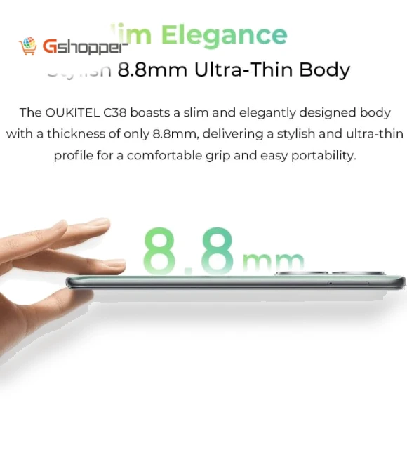 5150mAh Battery 6.6-Inch 2k Display Android 13 Smartphone — Mobiles, OUKITEL