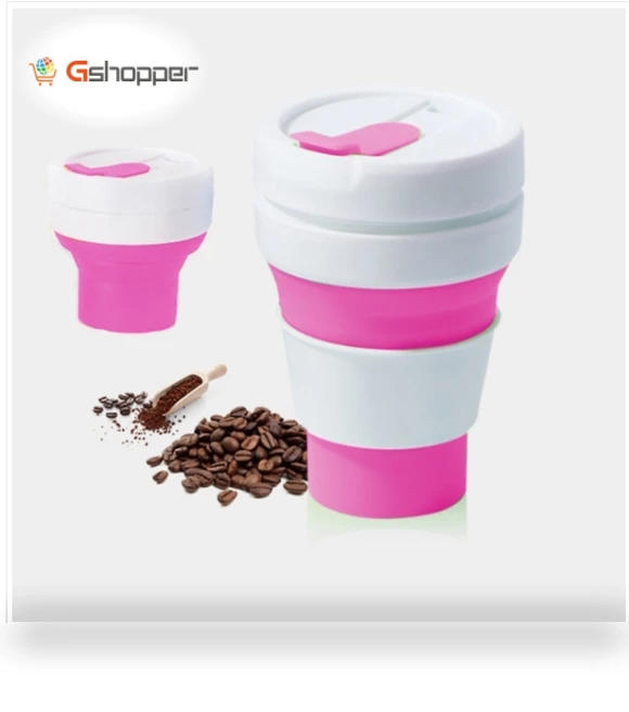Collapsible Silicone Coffee Mug — Travel Mugs