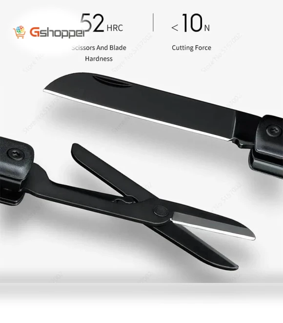 Multifunctional Tools 3 in 1 Flashlight Scissors Knife — Flashlights, Youpin