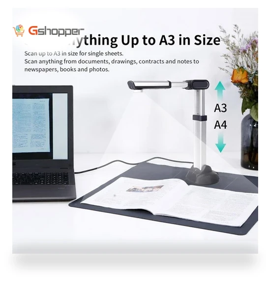Document Scanner with 10-megapixel Camera Lens — Document Imaging Devices, GUCEE