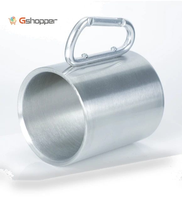 Double-layered mug with carabiner — Travel Mugs