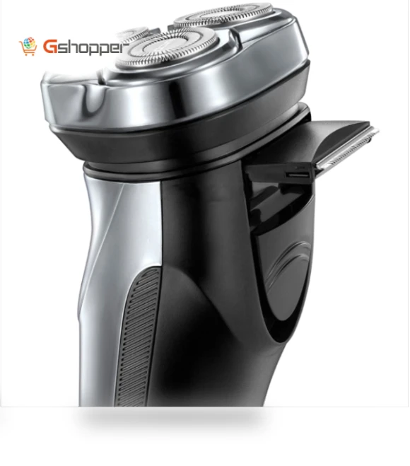 Universal Voltage Double Ring Three Knife Head Electric Shaver — Grooming Essentials