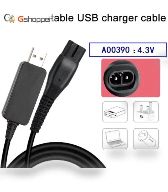 USB Charger Cable for Philips Shaver — Chargers, Philips