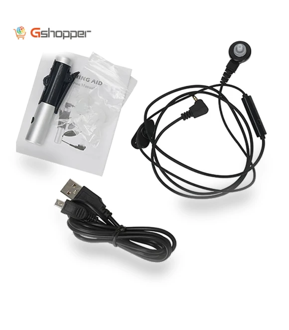 USB Rechargeable Hearing Aid with Adjustable Pitch Sound Amplifier — Hearing Amplifiers