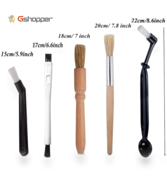 4 Piece Coffee Machine Cleaning Brush Set — Brushes