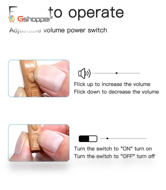 Rechargeable Sound Amplifier Hearing Aid — Hearing Amplifiers