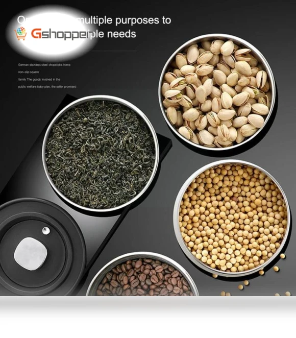 Sealing Can Pressed Vacuum Coffee Bean Tea Cans — Tea Storage Chests, Kacheeg