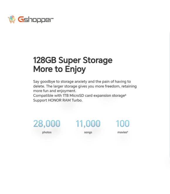 Smartphone with 5200mAh Battery and 50MP Triple Camera — Mobiles, Honor